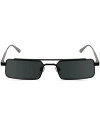 Calvin Klein - Sonnenbrille Mit Eckigem Gestell - Lyst