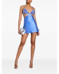 retroféte - Taliera Sequin-Embellished Cut-Out Mini Dress - Lyst