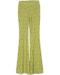 Ermanno Scervino - Crochet-knit Flared Trousers - Lyst