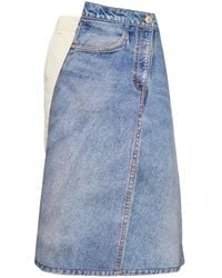 Pushbutton - Panelled Midi Skirt - Lyst