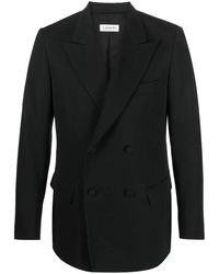 Lanvin - Double-breasted Wool Blazer - Lyst