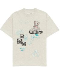 DOMREBEL - High Low Bear-Print T-Shirt - Lyst