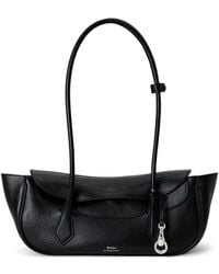 Polo Ralph Lauren - Grained-Leather Shoulder Bag - Lyst