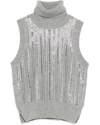 Ermanno Scervino - Wolle Mischung Tank Top - Lyst