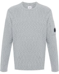 C.P. Company - Mélange-effect Knitted Jumper - Lyst