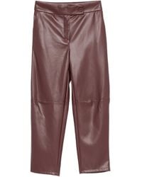 Imperial - Button-Fastening Crop Trousers - Lyst