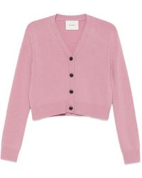 Lisa Yang - Marion Buttoned V-Neck Cardigan - Lyst