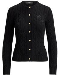 Ralph Lauren - Ralhan Crew Neck Cardigan - Lyst