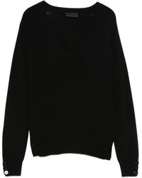 Liu Jo - Pull Boutonné À Col V - Lyst