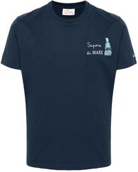 Mc2 Saint Barth - X Gin Mare Cotton T-shirt - Lyst