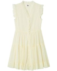 B+ AB - Ruffled Mini Dress - Lyst