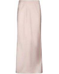 Liu Jo - Long Satin Skirt - Lyst