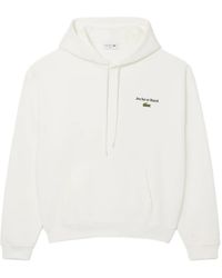 Lacoste - Logo-Detail Hoodie - Lyst