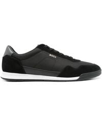 BOSS - Panelled Sneakers - Lyst