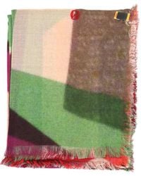 TALKING WALLS - Geometric-Print Scarf - Lyst