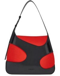 Ferragamo - Cut-out Medium Leather Shoulder Bag - Lyst