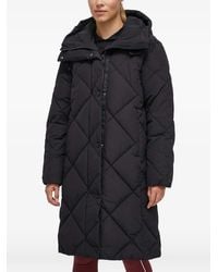 Didriksons - Quilted Hooded Coat - Lyst