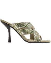 Burberry - Karierte Mules 90mm - Lyst