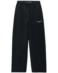 Alexander Wang - Logo-Print Mid-Rise Oversized Sweatpants - Lyst