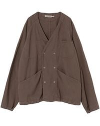 Undercover - Veste Sans Col À Boutonnière Croisée - Lyst