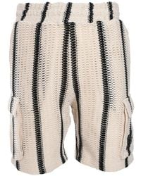 Only the Blind - Desert Striped Crochet Shorts - Lyst
