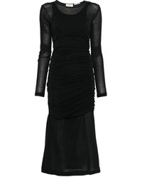 BITE STUDIOS - Rigel Layered Gathered Dress - Lyst