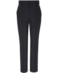 Brunello Cucinelli - Pressed-crease Pleated Trousers - Lyst