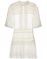 Isabel Marant - Paige Lace-Panelled Mini Dress - Lyst