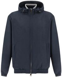 Paul & Shark - Hooded Microfiber Jacket - Lyst