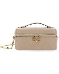 Tory Burch - Mini Charlie Quilted Leather Tote Bag - Lyst