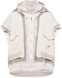 Maison Mihara Yasuhiro - Layered Short-sleeve Jacket - Lyst