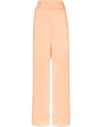 Low Classic - Pantalon À Taille Haute Ceinturée - Lyst