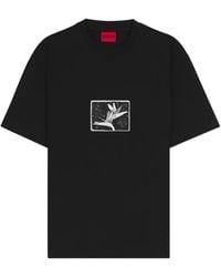 HUGO - Relaxed-Fit T-Shirt - Lyst