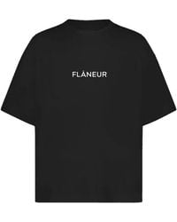 flâneur - T-Shirt mit Logo-Print - Lyst