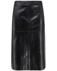 Soeur - Gwen Leather Midi Skirt - Lyst