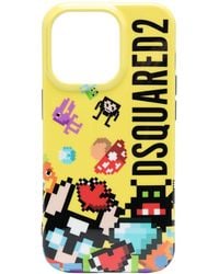 DSquared² - Pixelated-print Iphone 14 Case - Lyst