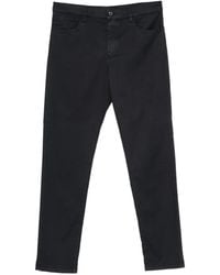 Canali - Logo-Patch Trousers - Lyst