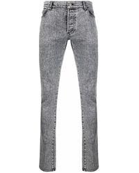 Balmain - Faded-Effect Jeans - Lyst