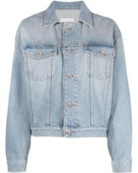 Loulou de Saison - Long-Sleeved Denim Jacket - Lyst
