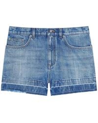 Givenchy - Pantalones Vaqueros Cortos En Mediano - Lyst