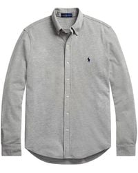 Polo Ralph Lauren - Logo Embroidered Button-Down Shirt - Lyst