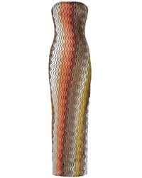 Missoni - Long Cover-Up With Side Slit And Greek Motif - Lyst
