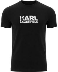 KARL LAGERFELD - T-Shirt À Manches Courtes - Lyst