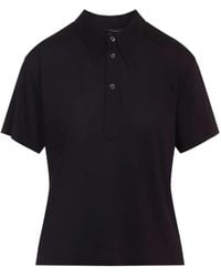 Maison Margiela - Buttoned-Collar Polo Shirt - Lyst