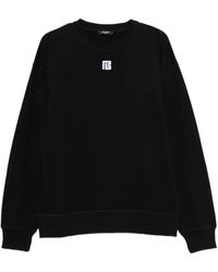 Balmain - Sweater Met Geborduurd Pb - Lyst