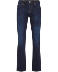Philipp Plein - Supreme Iconic Low-Rise Straight-Leg Jeans - Lyst