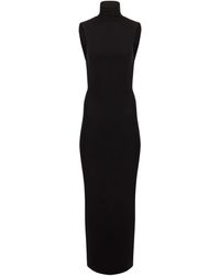 Nina Ricci - Gedrapeerde Maxi-Jurk Met Hoge Hals - Lyst