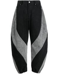 CROQUIS - Two-Tone Baggy Jeans - Lyst