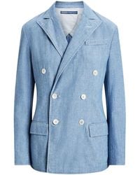 Polo Ralph Lauren - Double-Breasted Blazer - Lyst