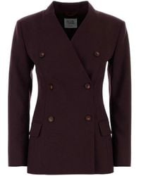 LE SULLY STUDIO - Double-Breasted Blazer - Lyst